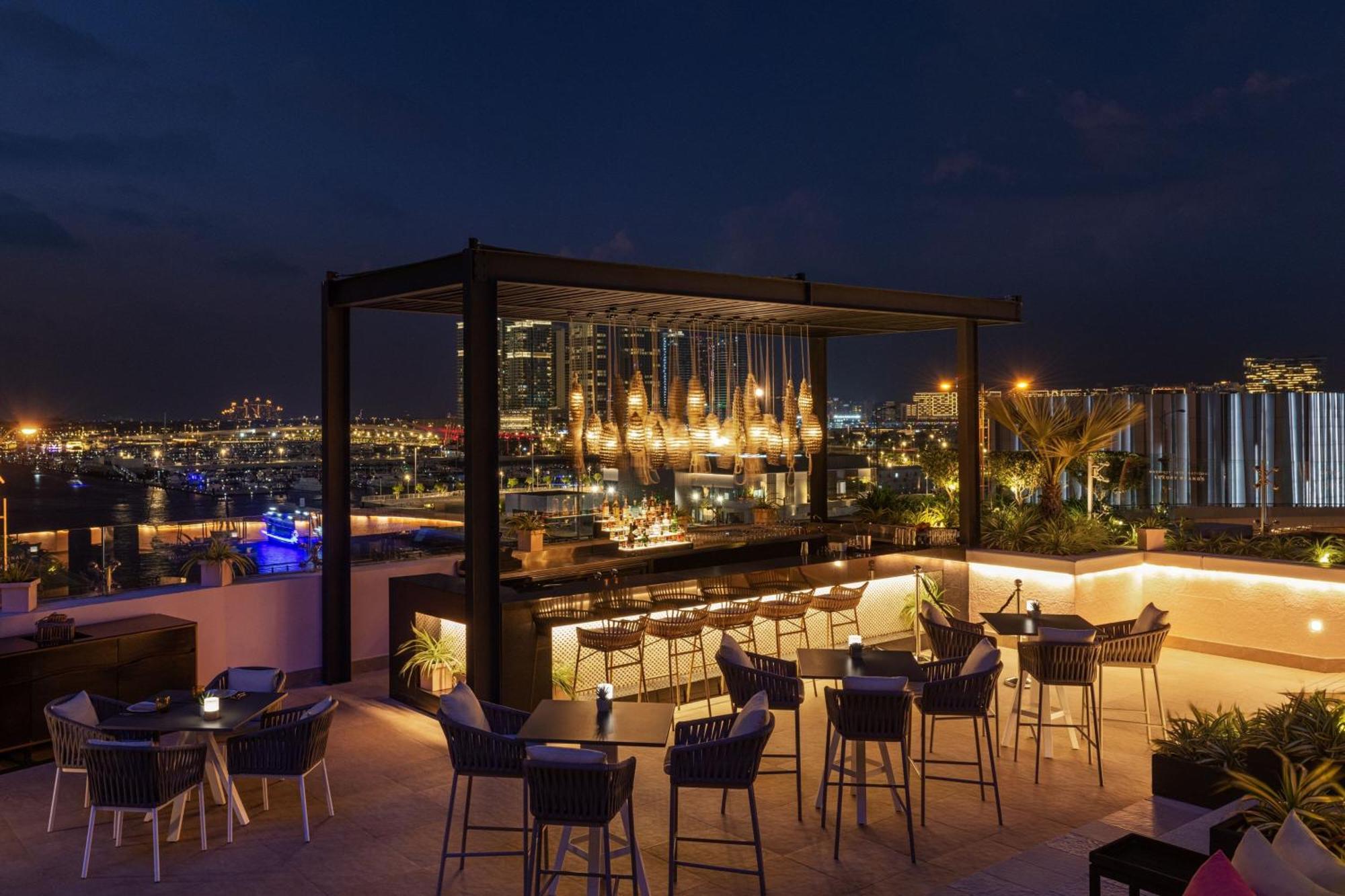 Grosvenor House, A Luxury Collection Hotel, Dubai Eksteriør bilde Skyline Bar